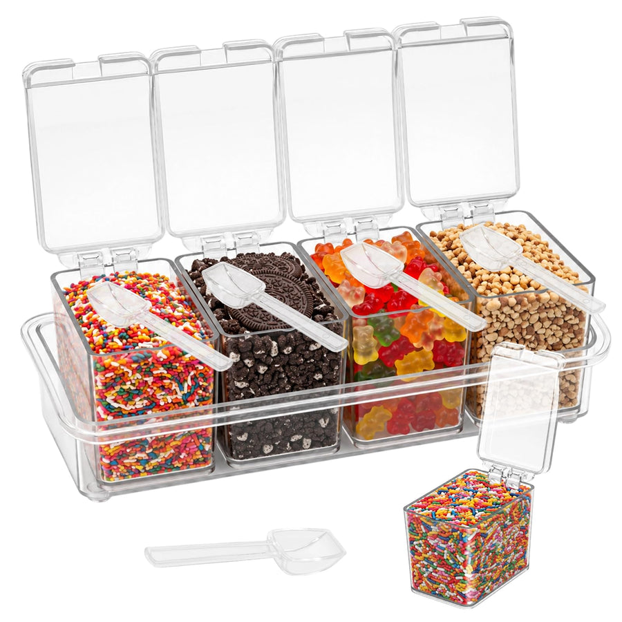 Conos y Toppings para Helado