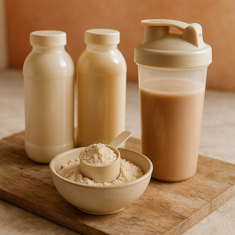 Bebidas y polvos de proteína