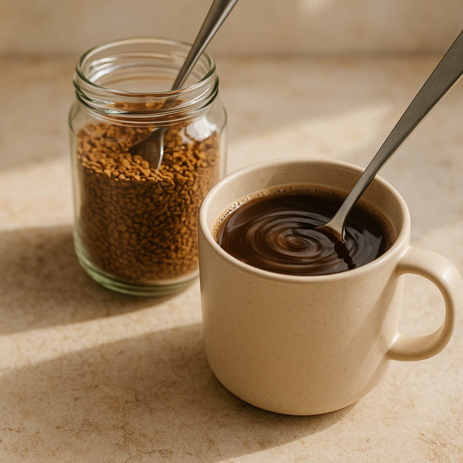 Café instantáneo en frasco