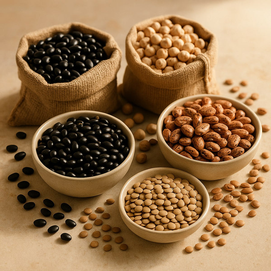 Frijoles y legumbres secas