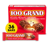 100 Grand caja frontal mostrando 36 barras, ideal para compartir