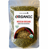 100% Gourmet envase frontal de orégano mexicano mostrando marca y peso