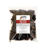 1400S SPICES paquete frente con chiles mulato, conserva aroma y frescura