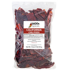 1400S SPICES paquete frontal de chiles Anaheim secos con aspecto robusto y conservación