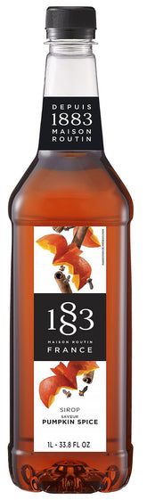 1883 MAISON ROUTIN botella frontal 1 litro que muestra diseño y sabor