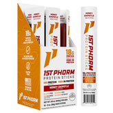 1st Phorm stick envasado frontal mostrando el paquete y conveniencia