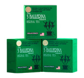 3 Ballerina vista frontal de la caja mostrando el número de bolsitas y beneficio diario
