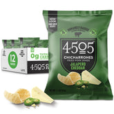 4505 Meats paquete frontal Jalapeño Cheddar mostrando marca y sabor