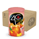 4C bote frontal de té durazno mostrando etiquetado claro y beneficios de ahorro