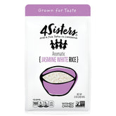 4Sisters paquete frontal del arroz jazmín mostrando la marca y beneficio calidad