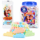 4YoreElves vista frontal del envase con 36 pulseras, ideal para fiestas