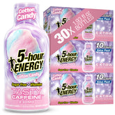 5-hour ENERGY botella frontal con sabor Cotton Candy, energía portable