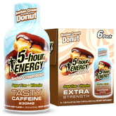 5-hour ENERGY frontal mostrando el envase y sabor Boston Cream Donut para identificar el producto