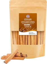 52usa canela Ceylon frente del empaque mostrando cantidad y frescura