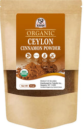 52USA bolsa frontal de canela Ceylon con cierre resellable conservando aroma