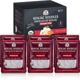 52usa.com paquete frontal de fettuccine konjac orgánico, ahorro de tiempo