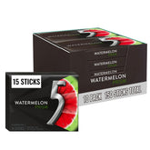 5 Gum empaque frontal Watermelon Prism mostrando caja compacta y diseño atractivo