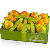 A Gift Inside caja frontal mostrando fruta fresca y presentación elegante