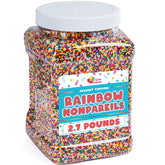 A Great Surprise bolsa frontal mostrando sprinkles multicolor y almacenamiento práctico