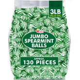 A Great Surprise bolsa frontal mostrando 3 lb y menta verde, ideal para eventos