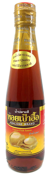 Abalone Nam Pla 300 ml vista frontal con etiqueta clara y presentación premium