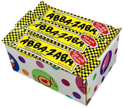 Abba Zabba frontal pack muestra sabor clásico y conveniencia