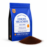 Abbotsford Road bolsa frontal Yirgacheffe mostrando etiquetado claro y atractivo