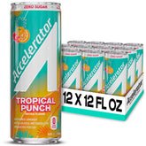 ACCELERATOR lata frontal Tropical Punch mostrando diseño y energía