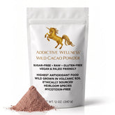 Addictive Wellness frente del empaque mostrando 12 oz y pureza