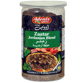 Adonis zaatar vista frontal del envase con etiqueta clara y cantidad 454 g, ideal para cocinar