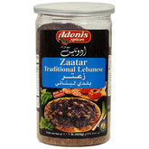 Adonis zaatar paquete frontal mostrando etiqueta y peso 454 g, ideal para renovar sabores