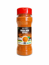 AFRIGRID Suya Spice frente del envase mostrando 200g y atractivo
