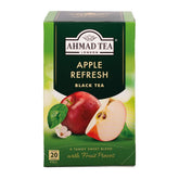 Ahmad Tea caja frontal mostrando el diseño y beneficios