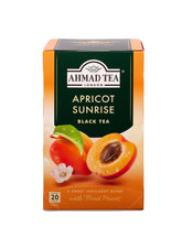 Ahmad Tea caja frontal mostrando diseño y beneficios del blend