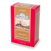Ahmad Tea paquete frontal Imperial Blend mostrando marca y tamaño 16 oz, ideal para regalo