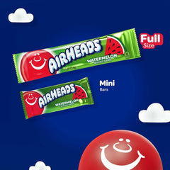 Airheads barra desenvuelta mostrando interior y sabor frutal reconocible