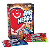 Airheads caja frontal Halloween mostrando 90 barras, conveniencia para fiestas