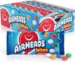 Airheads empaque frontal mostrando el paquete y facilidad para compartir