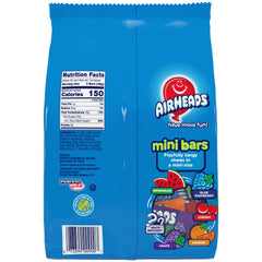 Airheads detalle de textura masticable que destaca la suavidad y la experiencia frutal