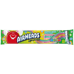 Airheads Xtremes cinta en mano demostrando tamaño práctico para compartir