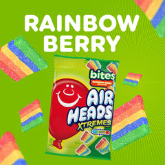 Airheads en mano ilustrando porción y conveniencia para llevar