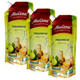 Alacena mayonesa receta casera vista frontal con etiqueta clara y conveniencia