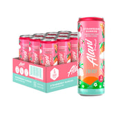 Alani Nu lata frontal Strawberry Sunrise mostrando diseño atractivo y energía instantánea