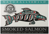 Alaska Smokehouse filete frontal mostrando color rosado y corte limpio