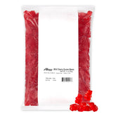 Albanese bolsa frontal de 5 lb de ositos sabor cereza silvestre mostrando marca y color