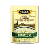 Alessi empaque frontal mostrando risotto listo, conveniencia y sabor