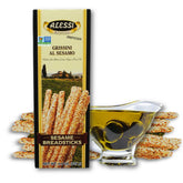 Alessi pack frontal de grissini con sésamo mostrando presentación y calidad
