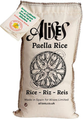 Alises paella frontal bolsa de 1 kg mostrando marca y presentación premium