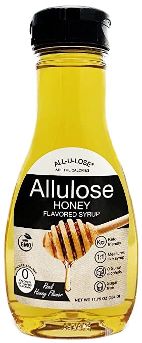 All-u-Lose botella frontal con etiqueta visible y ventajas en primer plano