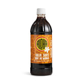 ALOHA frasco Kalbi de frente mostrando etiqueta y 24 oz, beneficio: identificación clara del producto